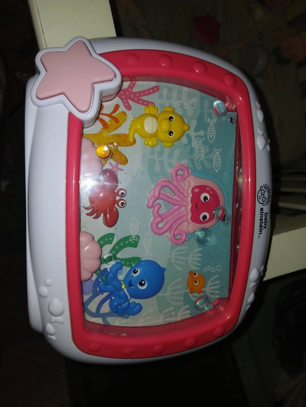 Baby Einstein Pink and White Ocean Activity Toy